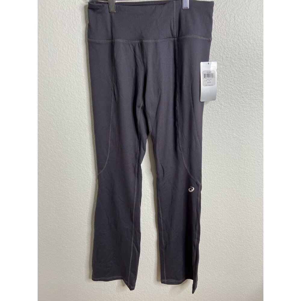 Asics Womens Gray DANA Pants - Activewear Elastic Waist - Size S New